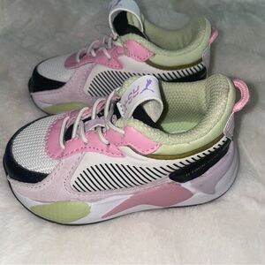 PUMA Kids Girls Rs-X Bouquet Lace Up Sneakers Shoes